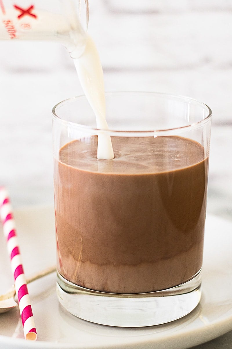 Easy Chocolate Milk for One: 4 Ingredients, 2 Minutes